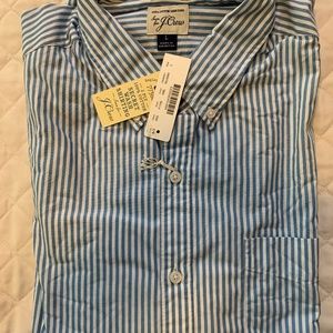 J.Crew Strip Shirt "L" NWT